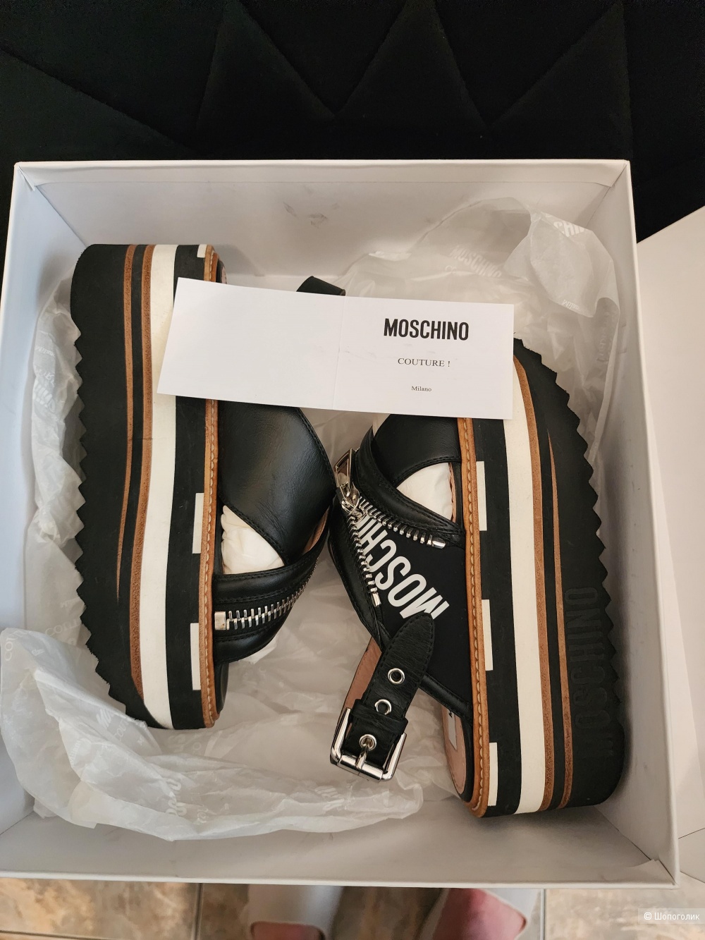 Босоножки Moschino Couture!р.35