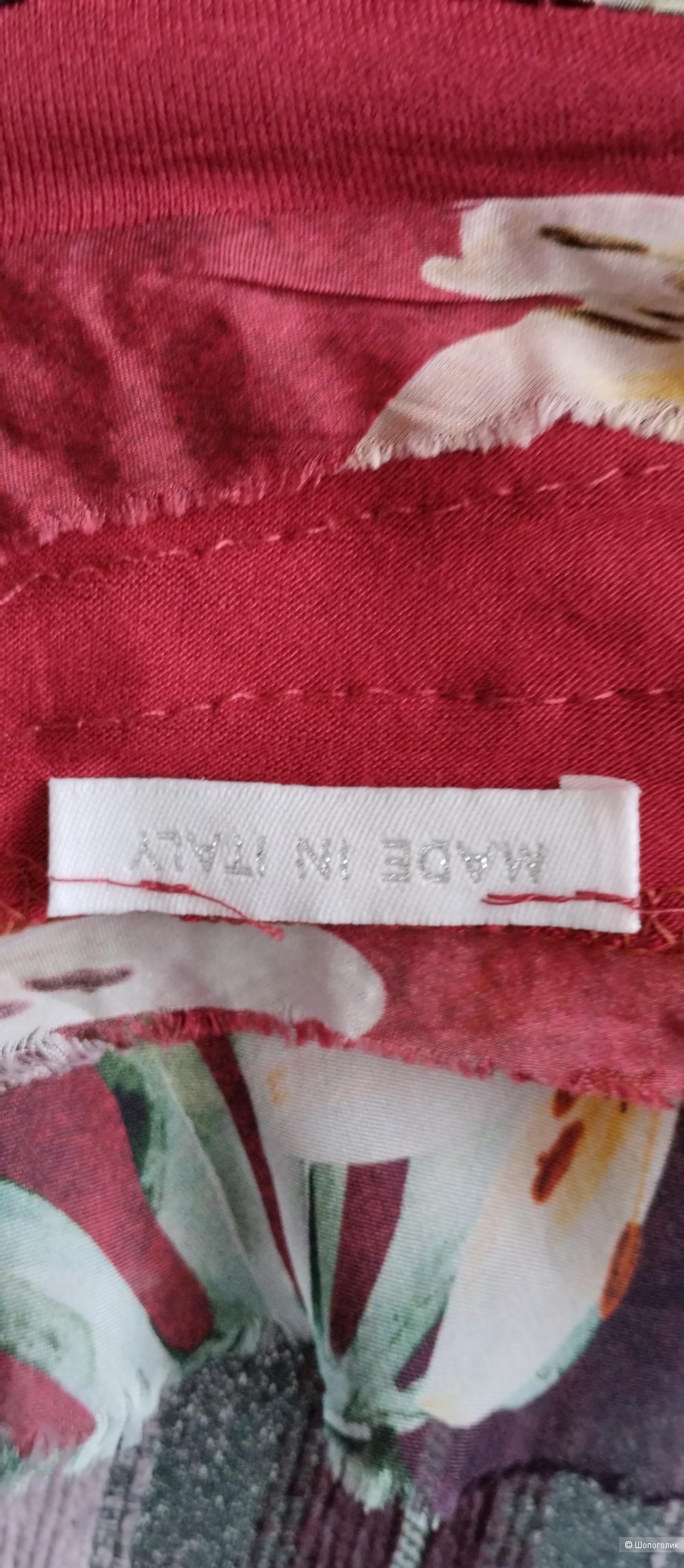 Платье из вискозы и шелка made in Italy, S/M