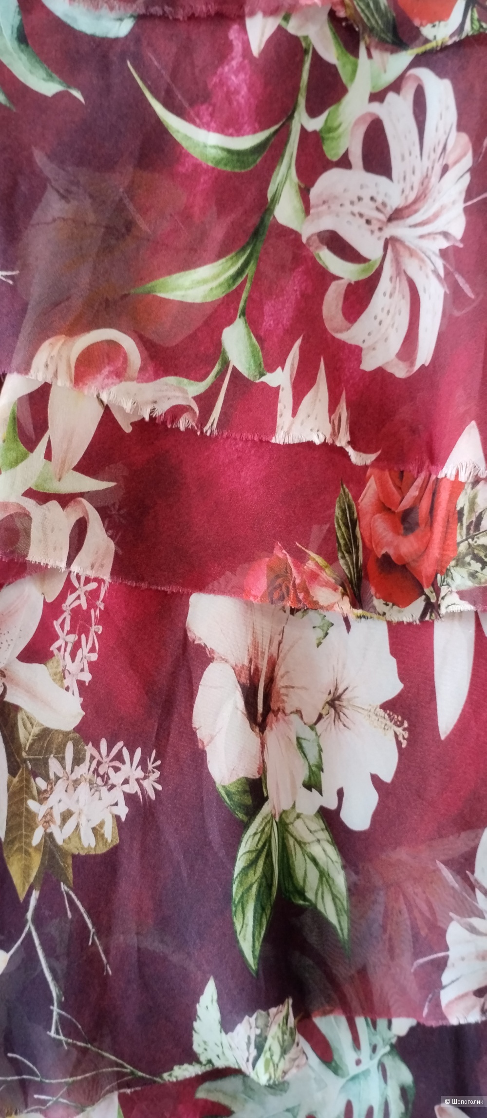 Платье из вискозы и шелка made in Italy, S/M