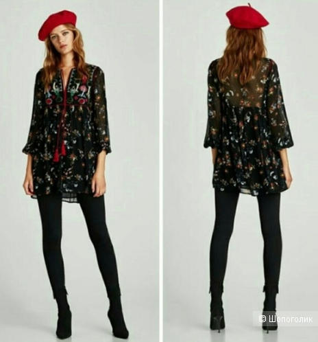 Платье туника Zara 44-48
