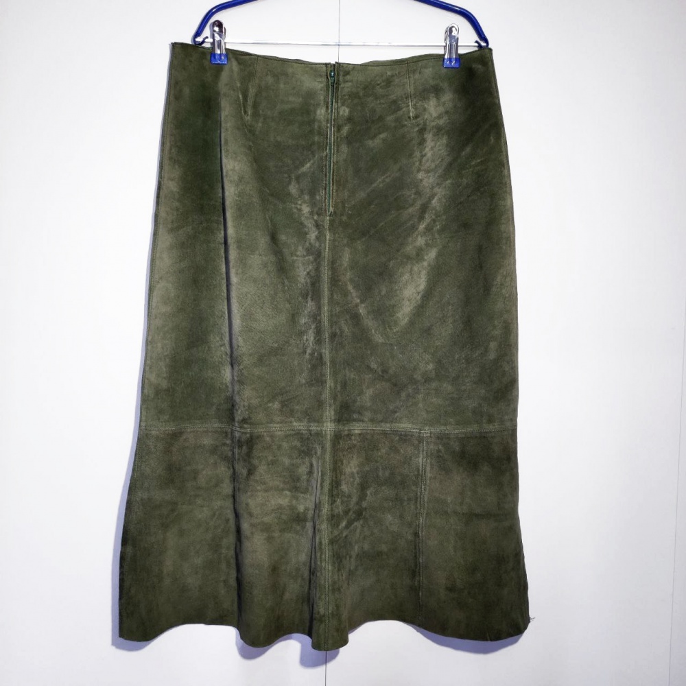 Замшевая юбка Karen Kane, натуральная кожа, размер L–XL (рос. 48–50)