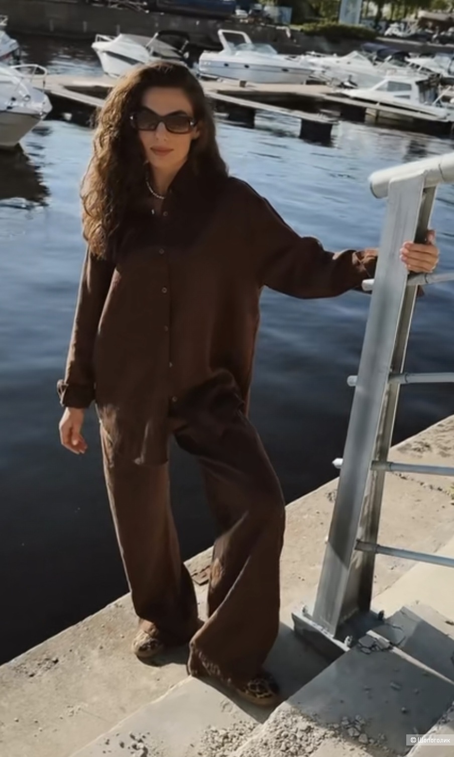 Льняные брюки New Look/48-50