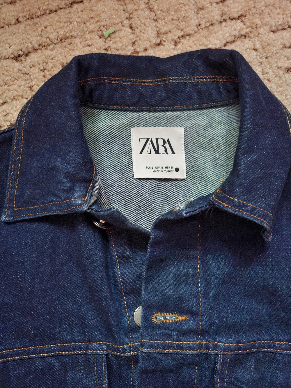 Джинсовая куртка zara 42-44-46