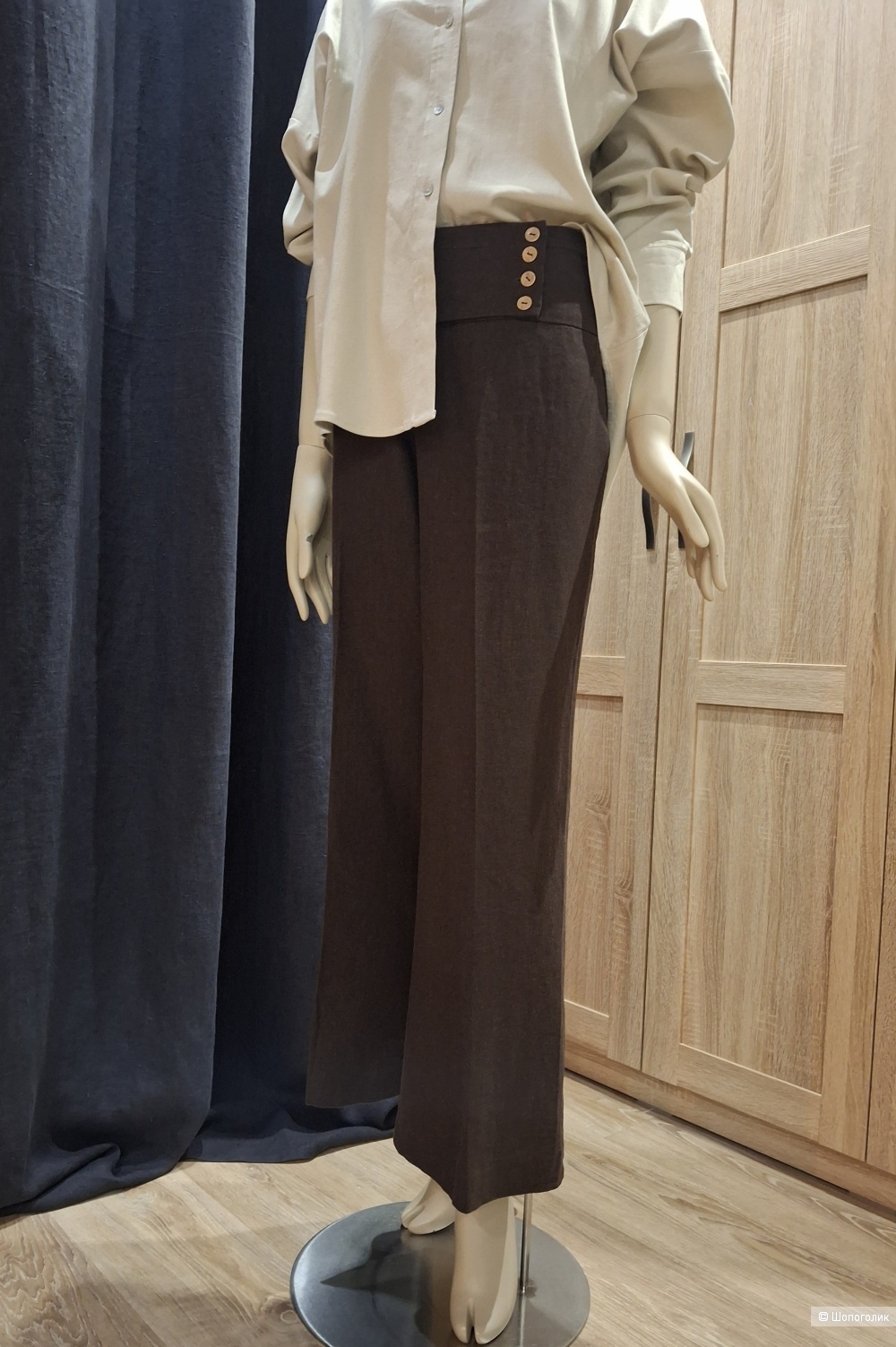 Льняные брюки New Look/48-50