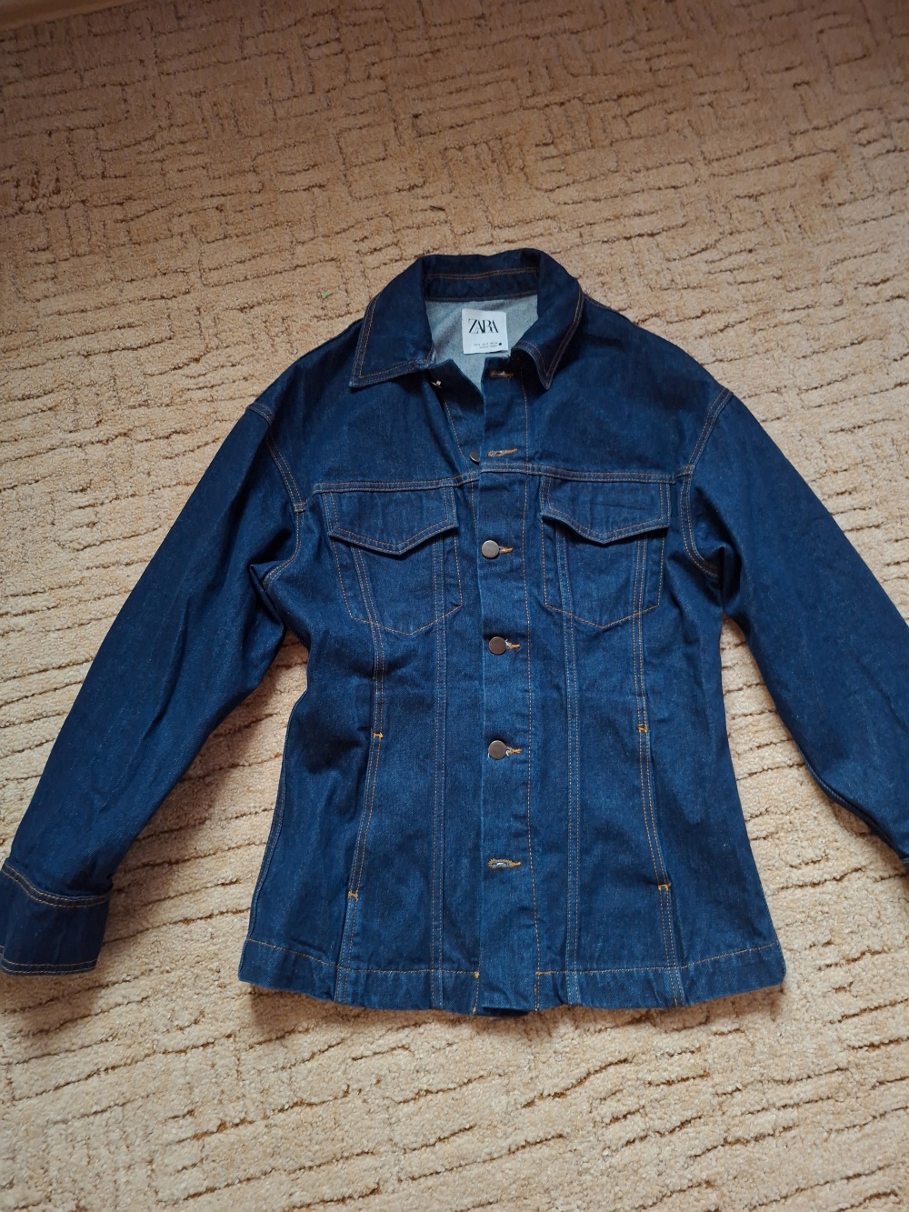 Джинсовая куртка zara 42-44-46