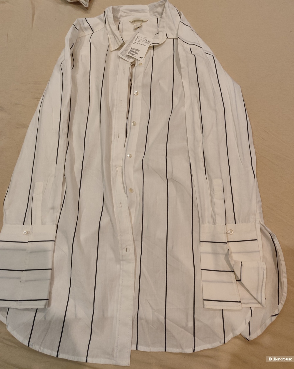 Рубашка H&m размер 42 евро