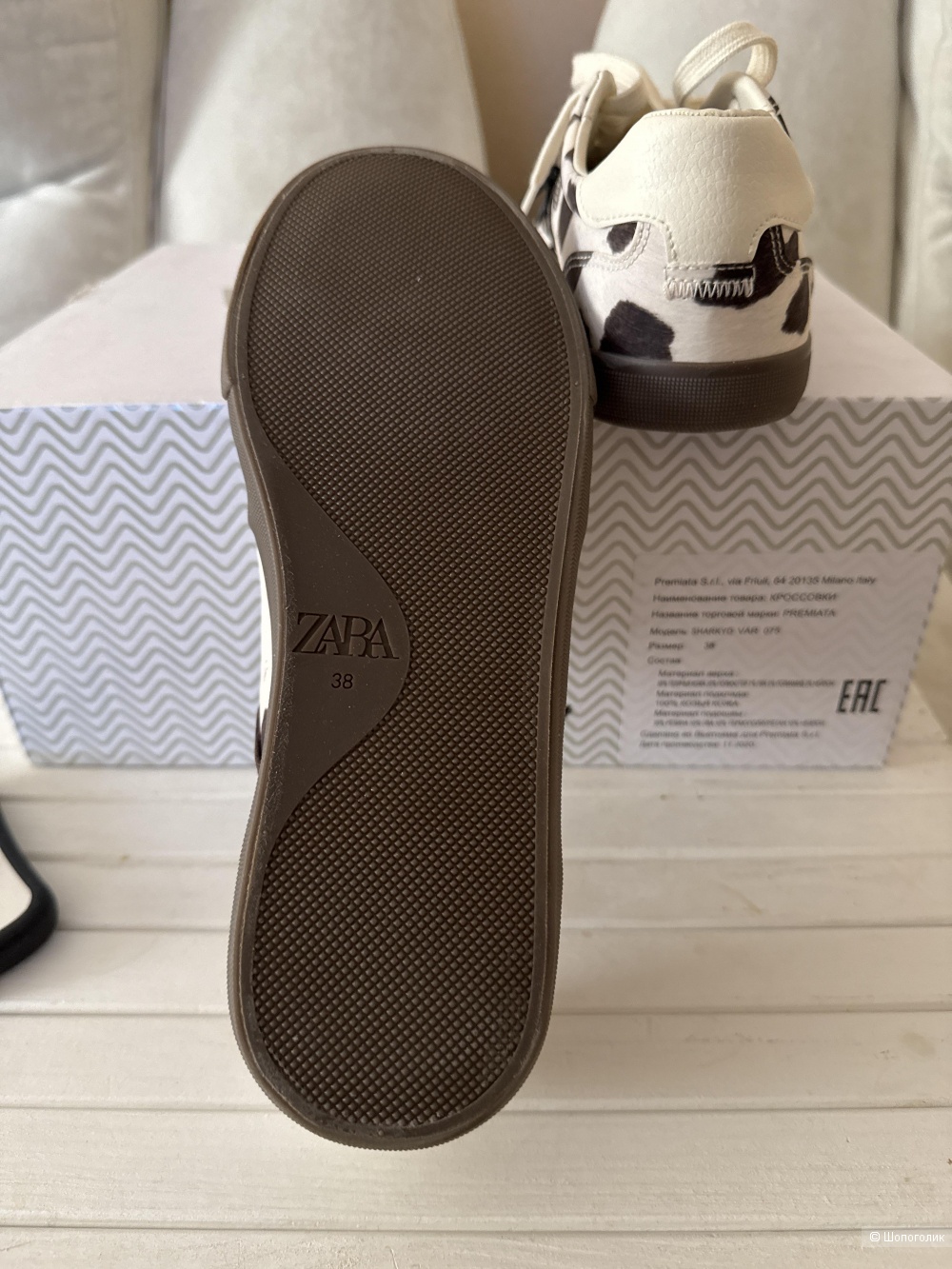 Кроссовки ZARA, размер 38