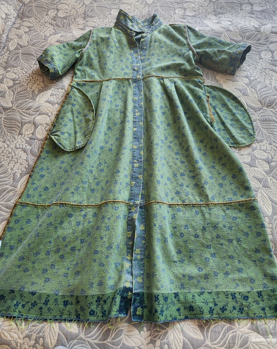 Платье джинсовое  Johnature. Размер XL