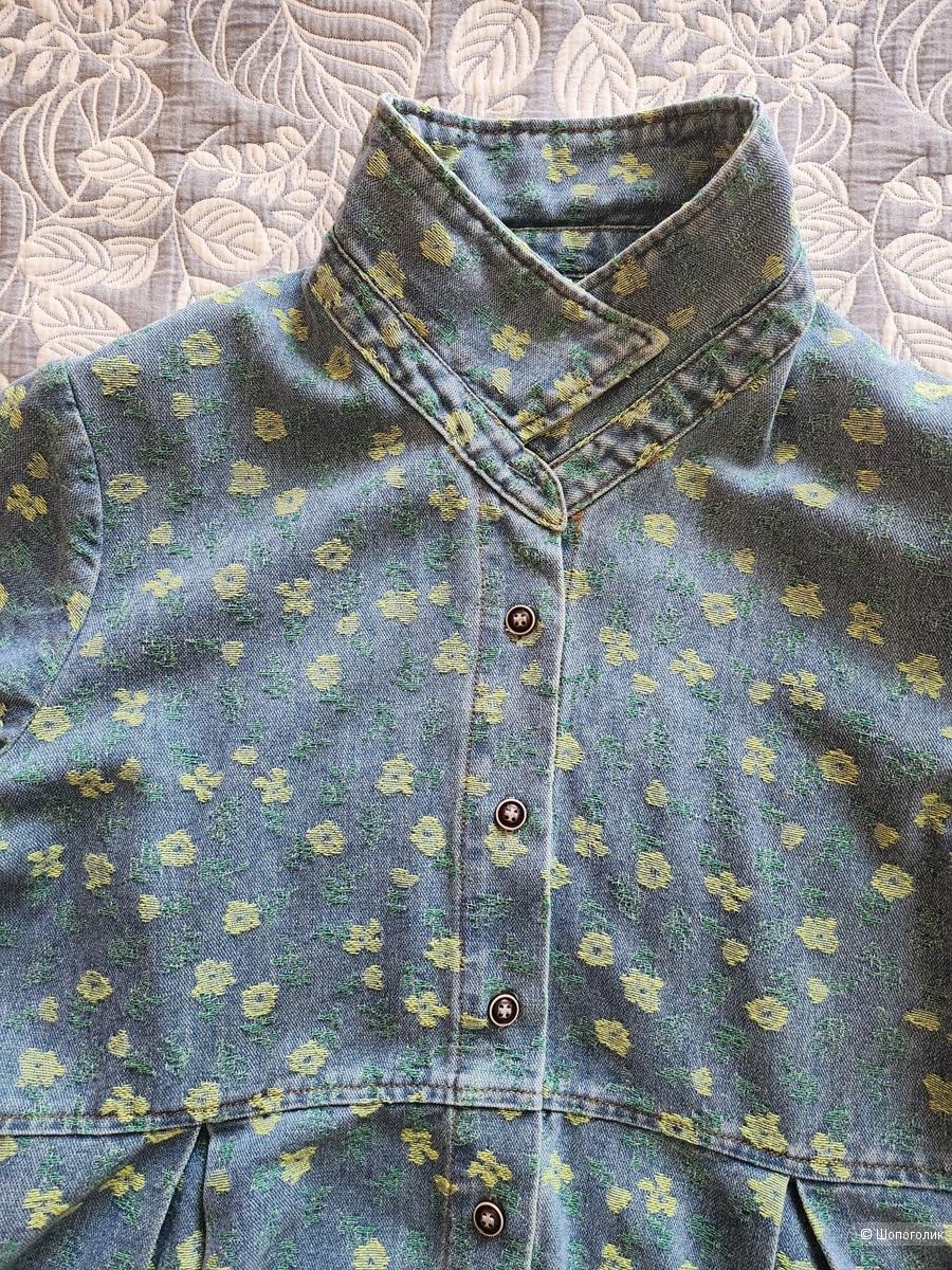 Платье джинсовое  Johnature. Размер XL