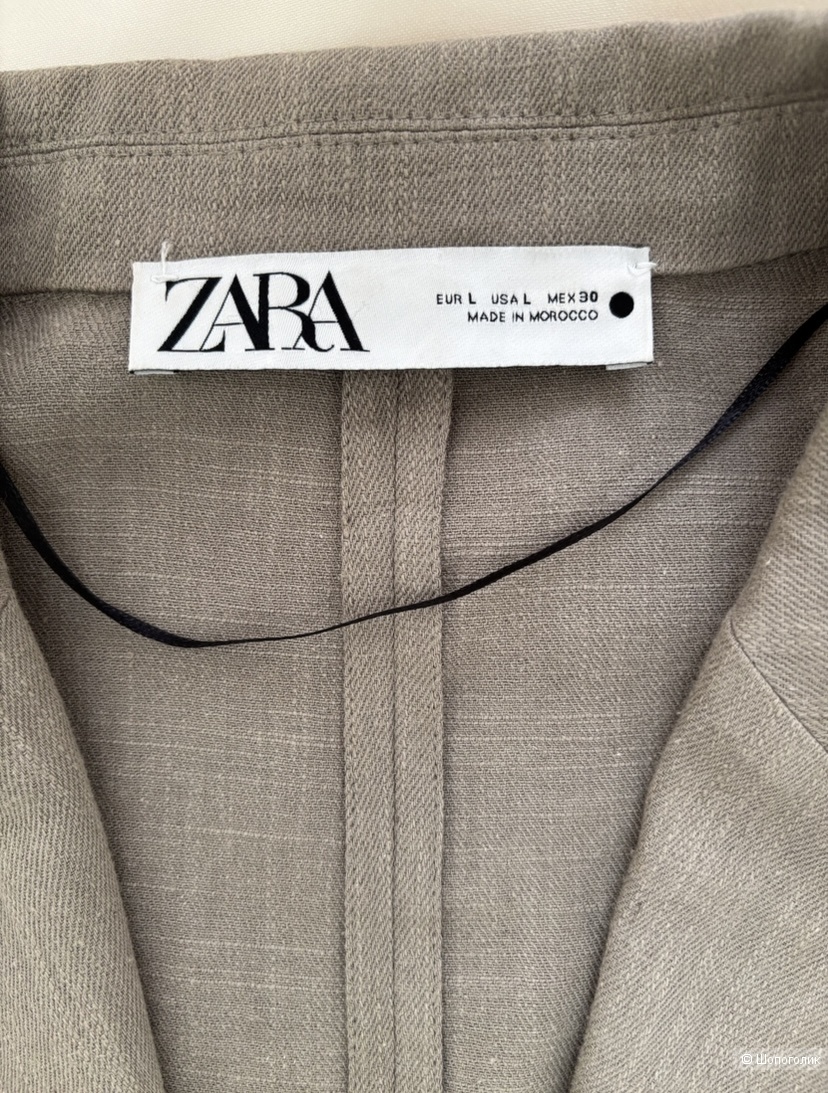 Льняной жакет Zara размер M-L