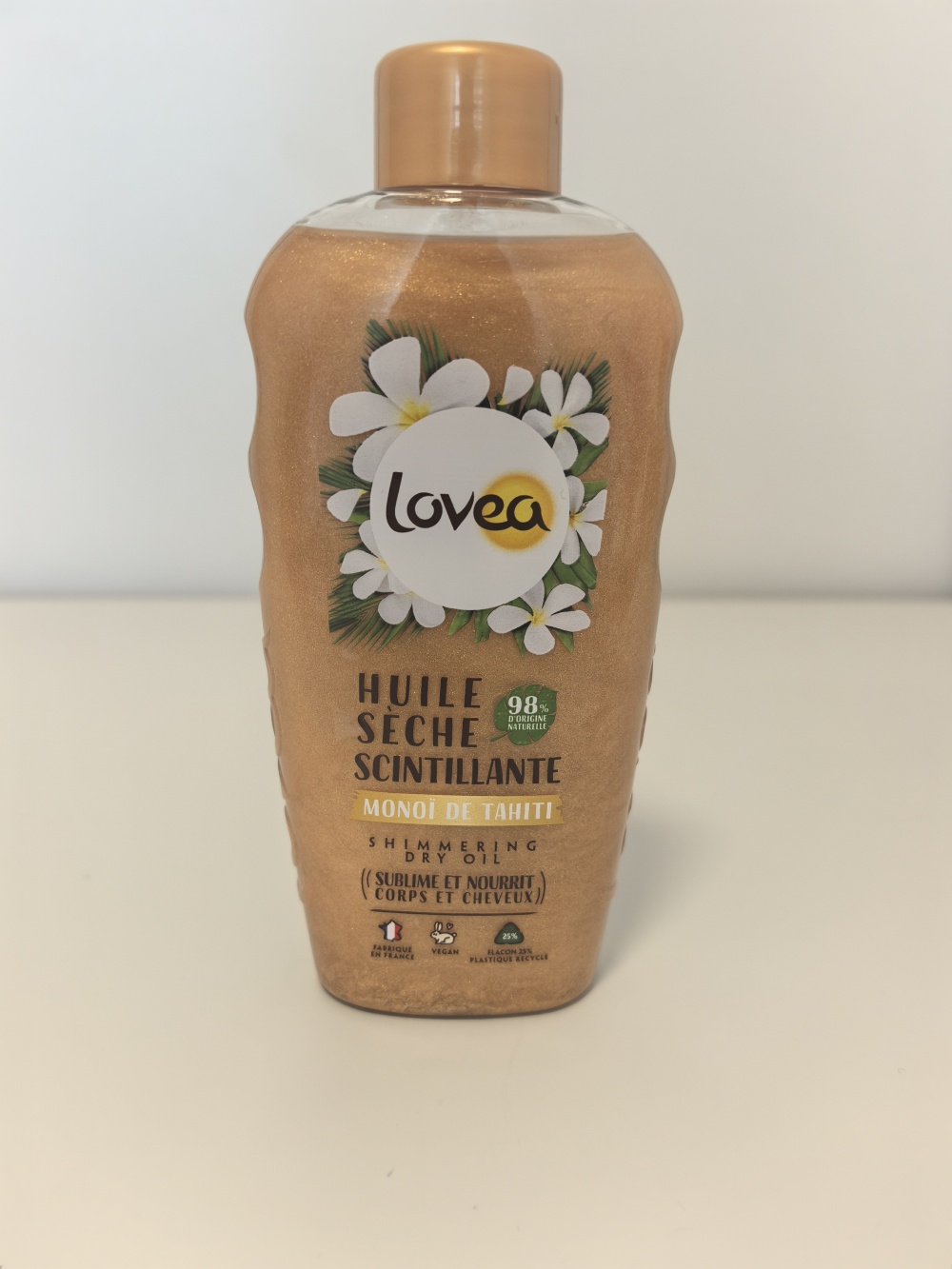 Масло для тела сухое с шиммером LOVEA, 150 мл.
