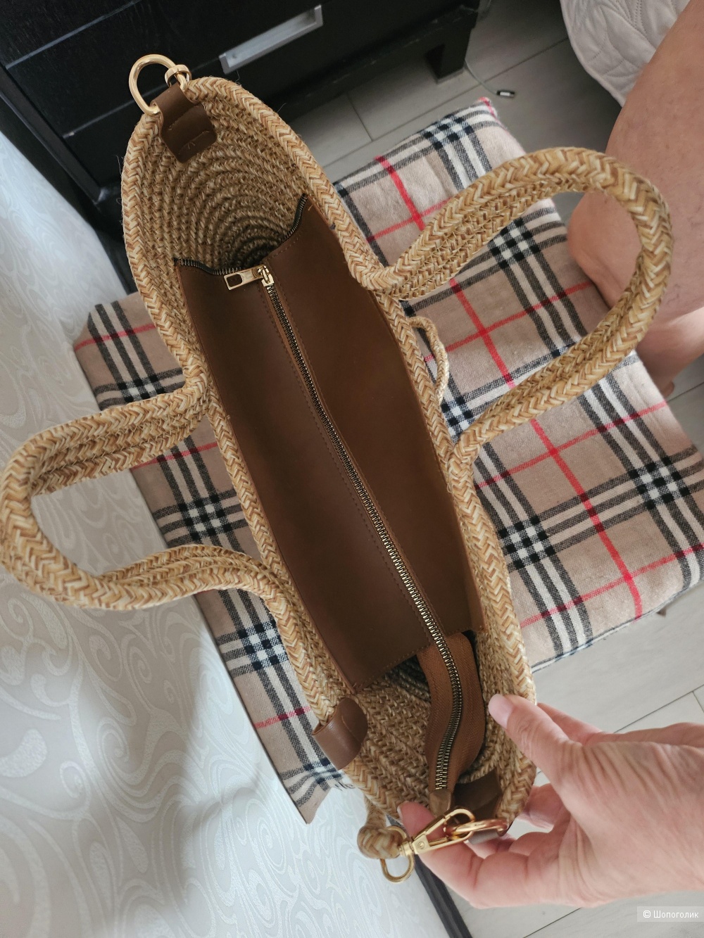 Сумка-корзина, новая, LOEWE