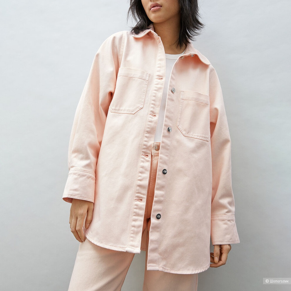 Джинсовая куртка-рубашка H&M L (48-50-52)