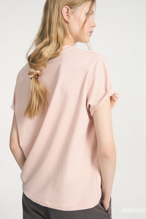 Футболка из вискозы и хлопка LIMÉ L