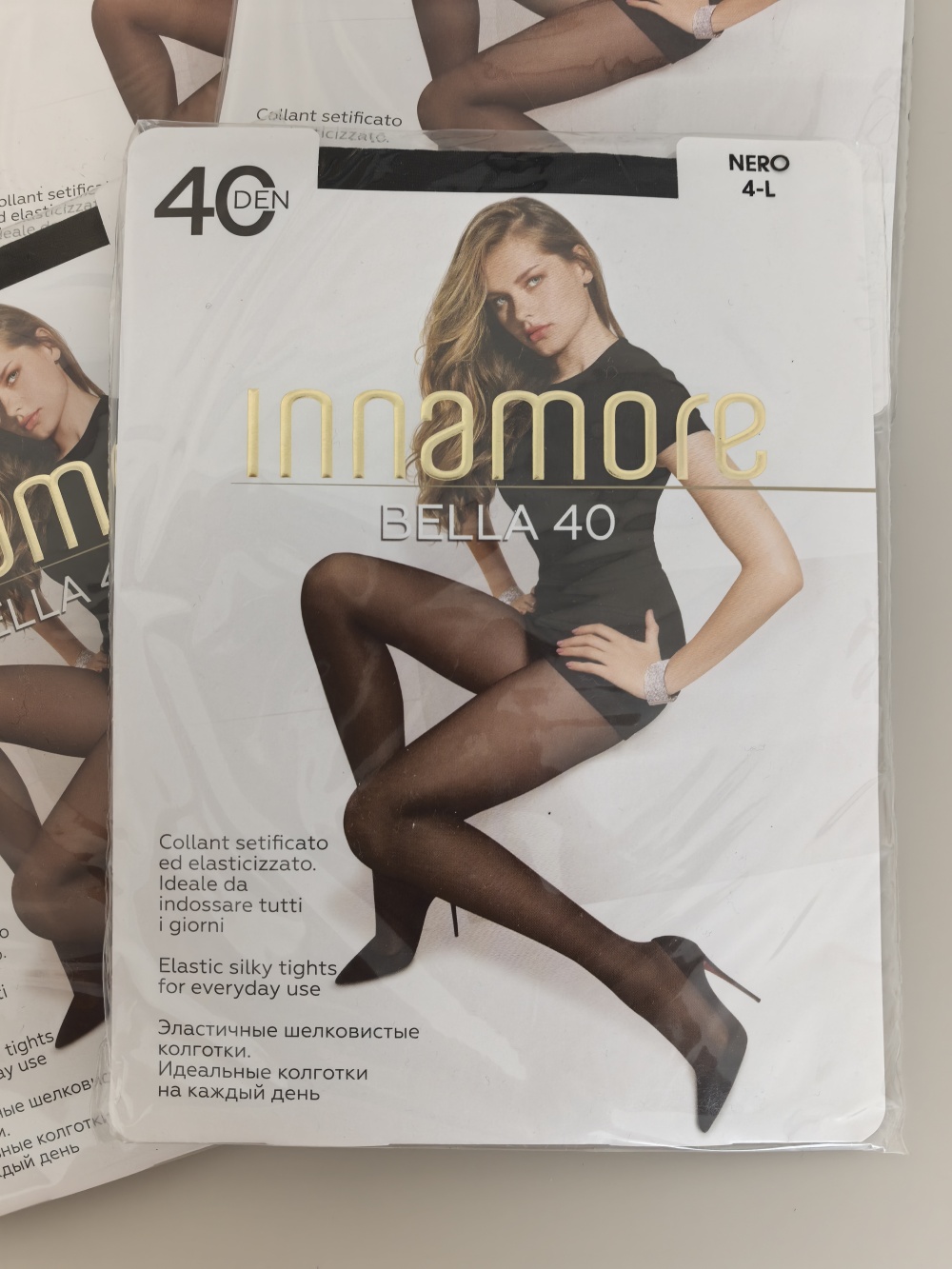 Женские колготки Innamore Bella 40 den Nero, Размер 4