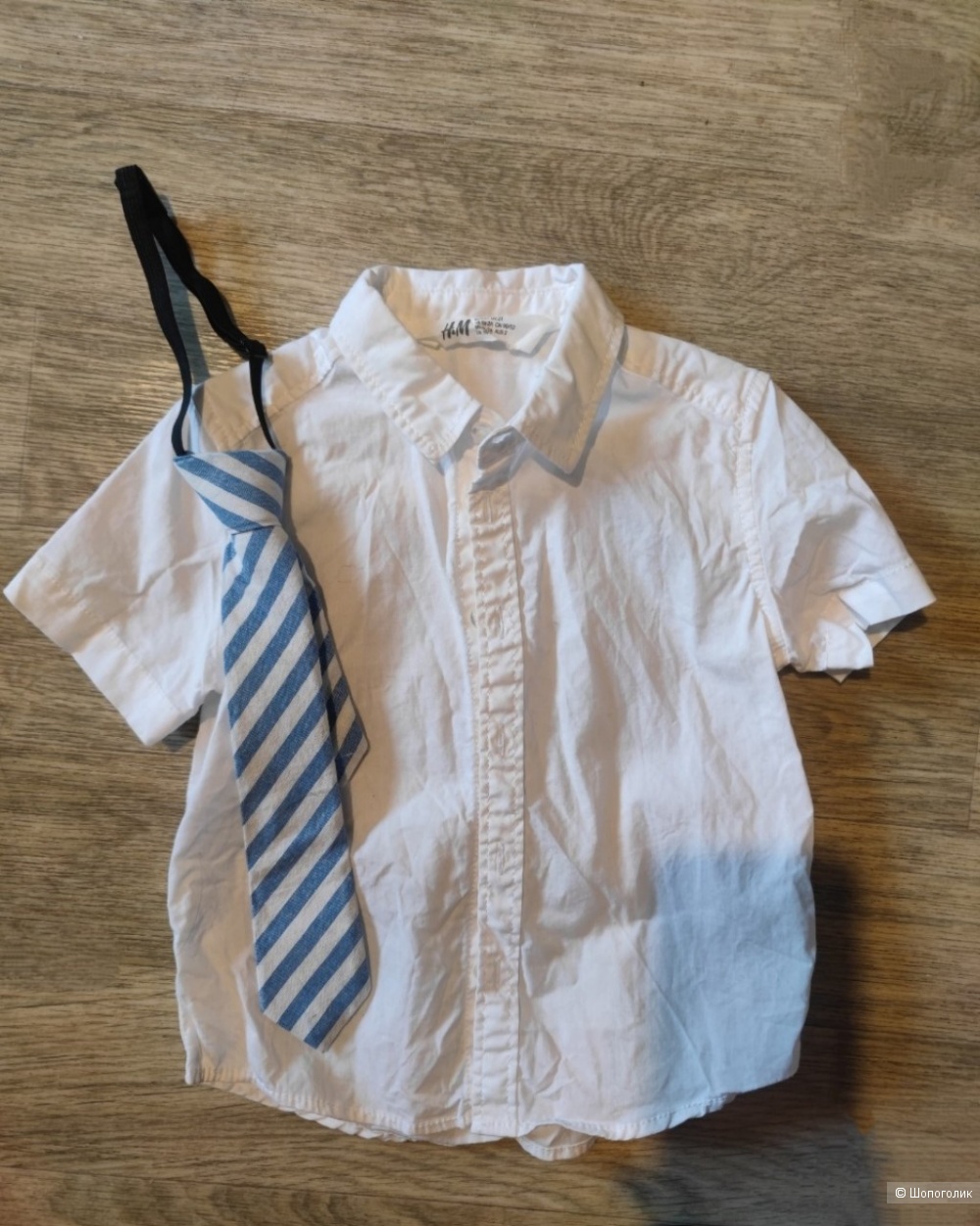 Рубашка с галстуком H&M 92