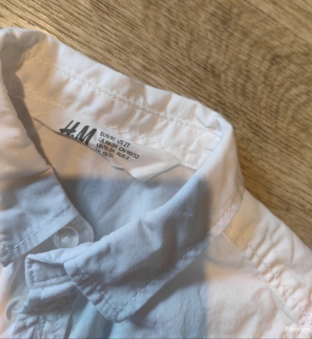 Рубашка с галстуком H&M 92