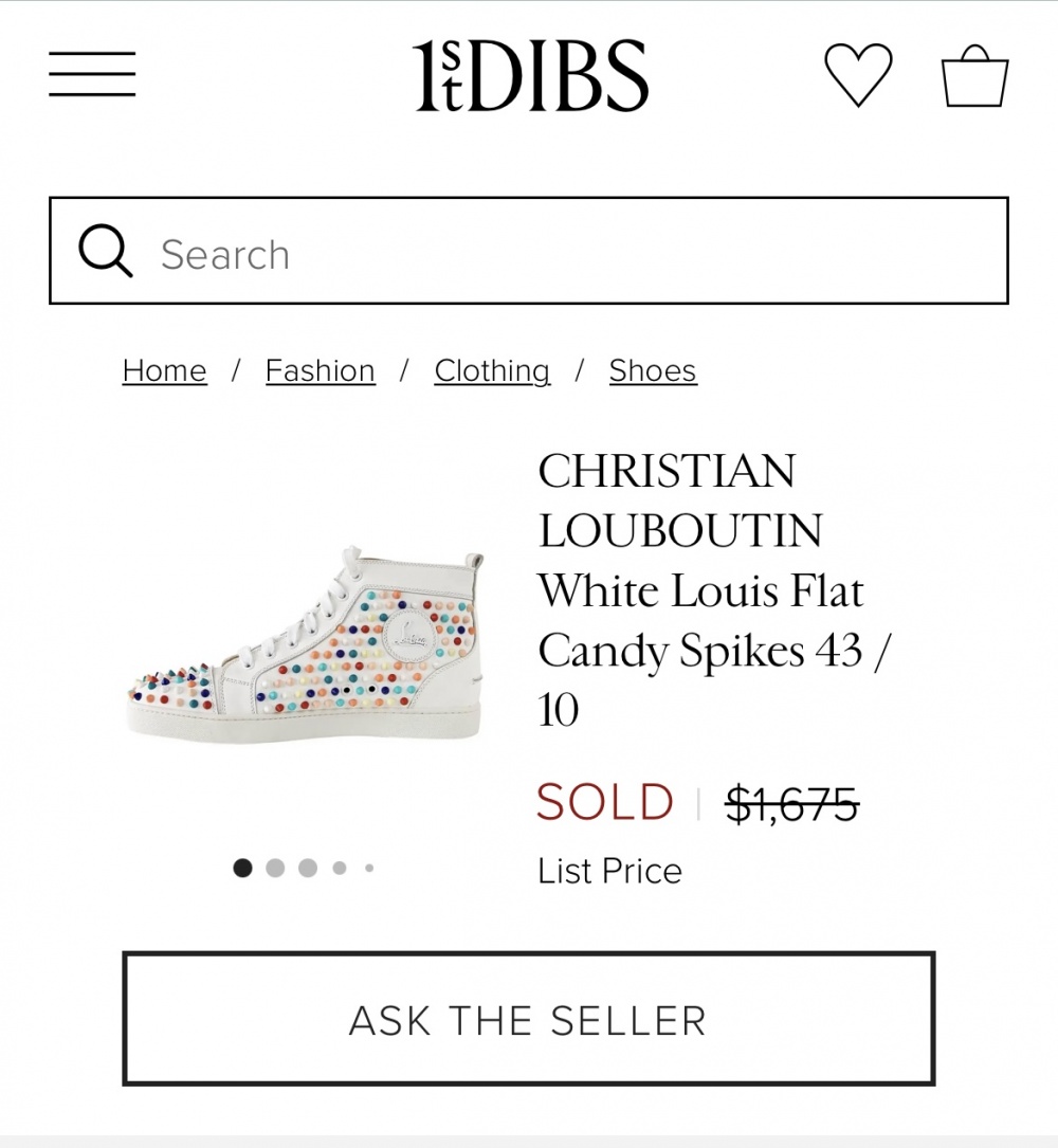 Кеды Christian Louboutin 36