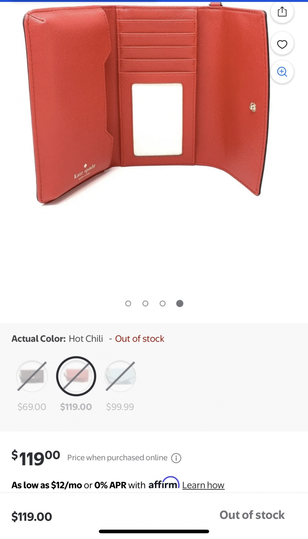 Кошелек Kate Spade
