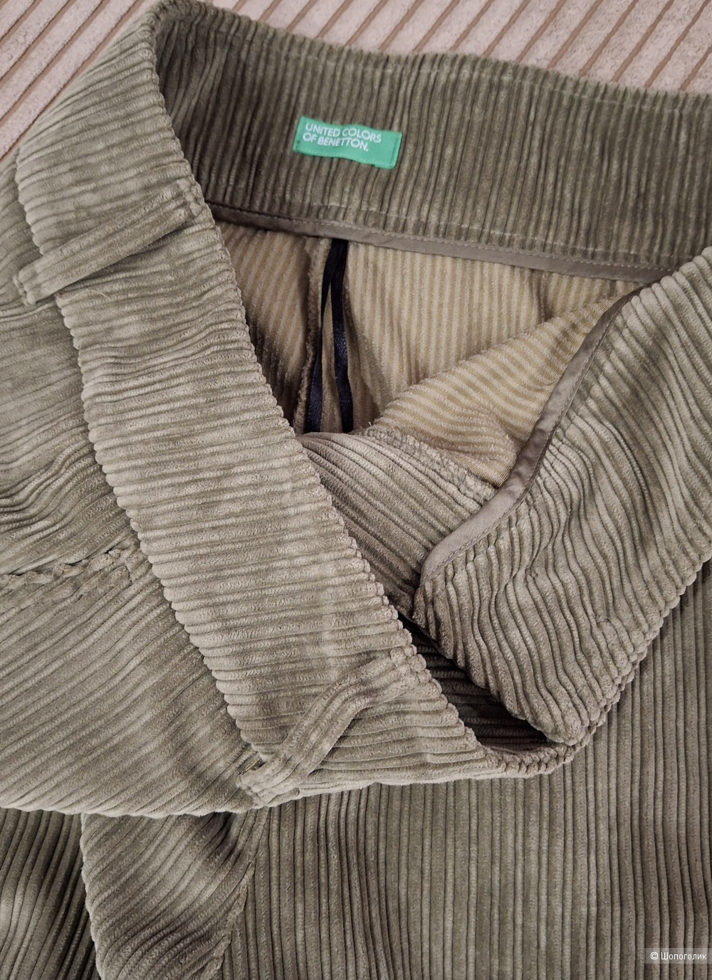 Вельветовые брюки Benetton/48-50