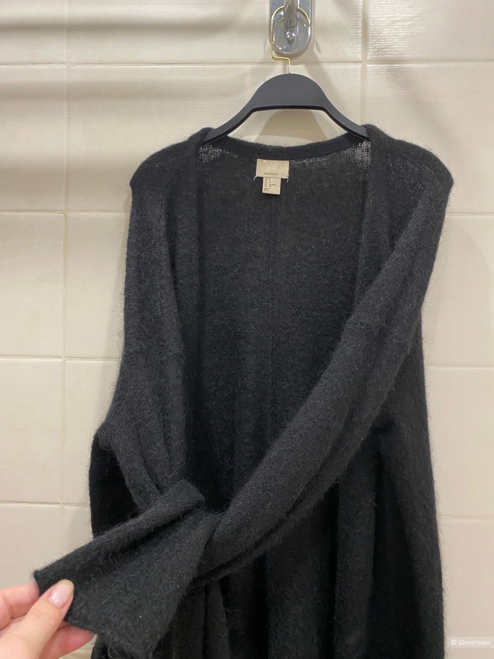 Кардиган H&M Mohair Blend.Размер Евр.S.Оверсайз.
