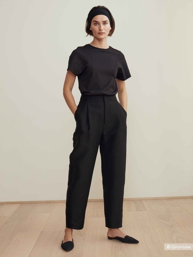 Шерстяные брюки Massimo Dutti/46