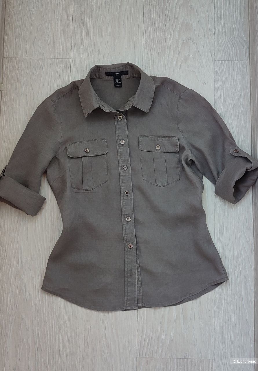 Блуза H&M лён р.рос. 40