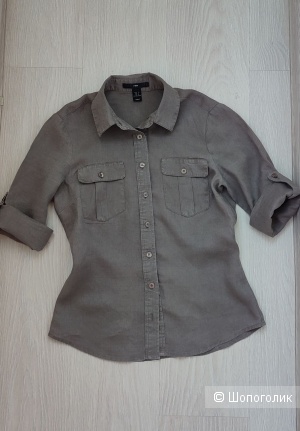 Блуза H&M лён   р.рос. 40