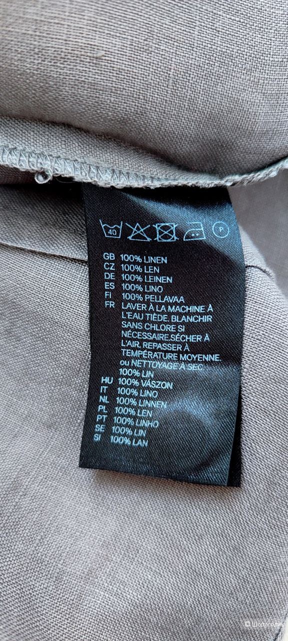 Блуза H&M лён р.рос. 40
