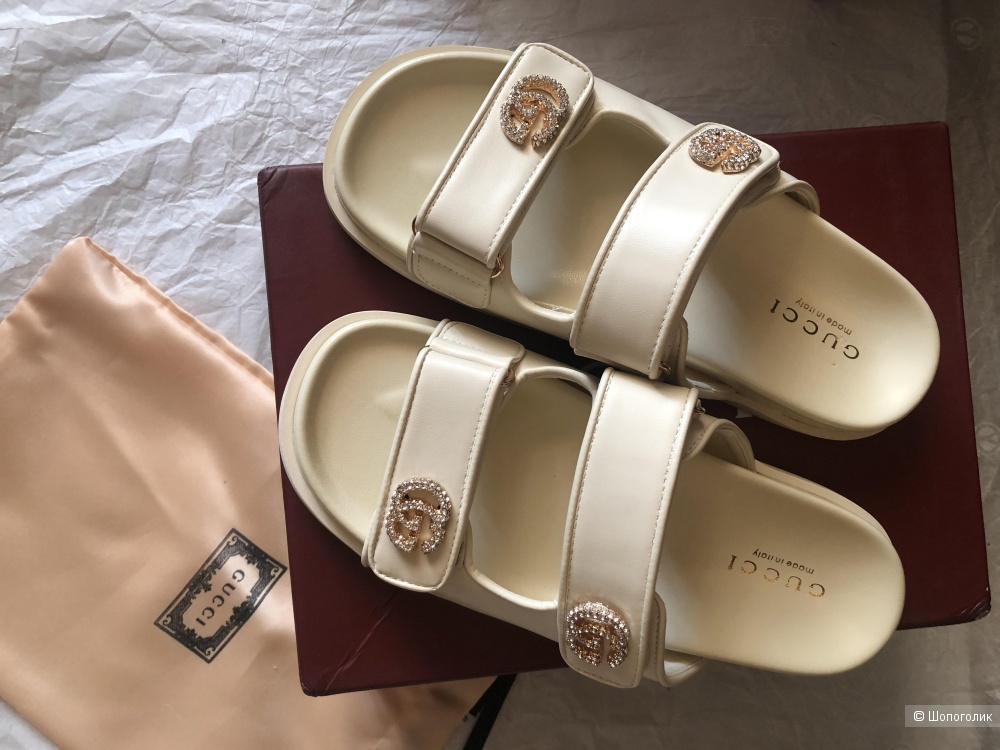 Шлепанцы Gucci,38 размер