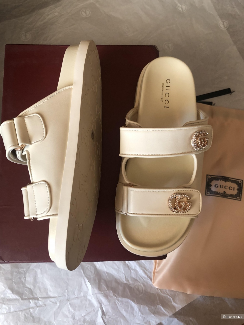 Шлепанцы Gucci,38 размер