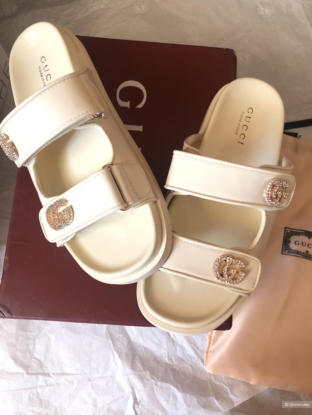 Шлепанцы Gucci,38 размер