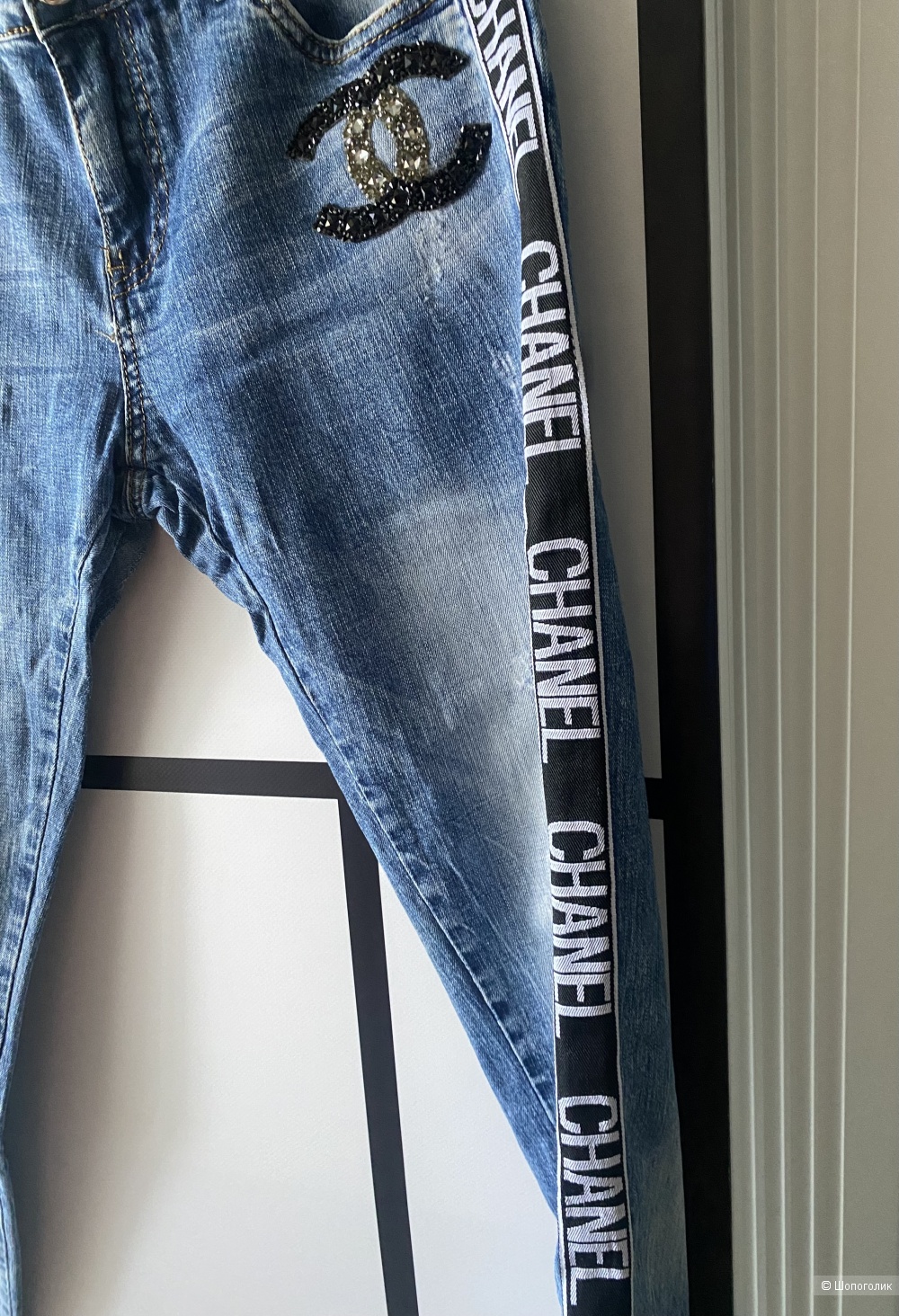 Джинсы CHANEL, разм. 44-46