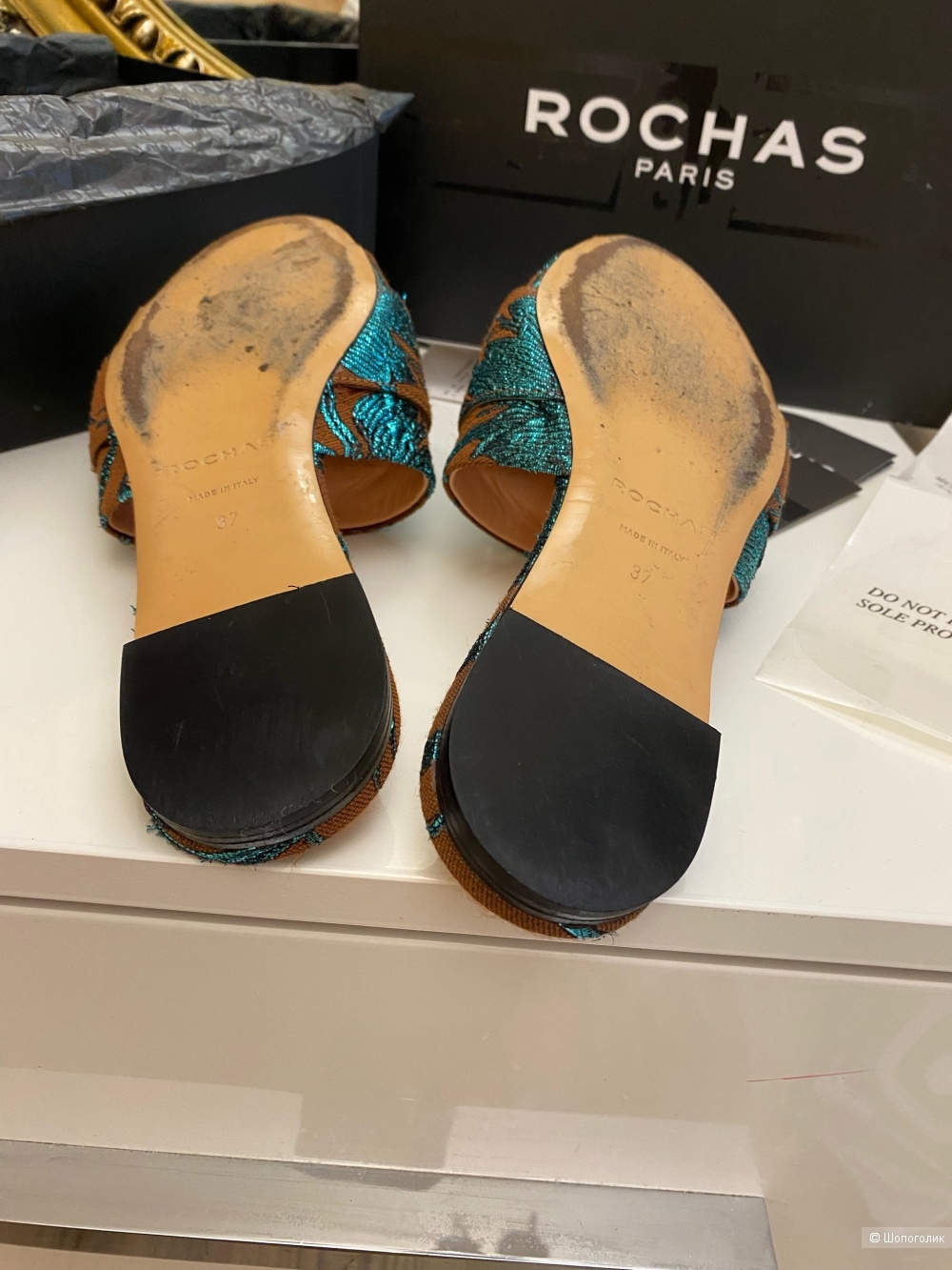 Мюли ROCHAS.Размер 36-37.