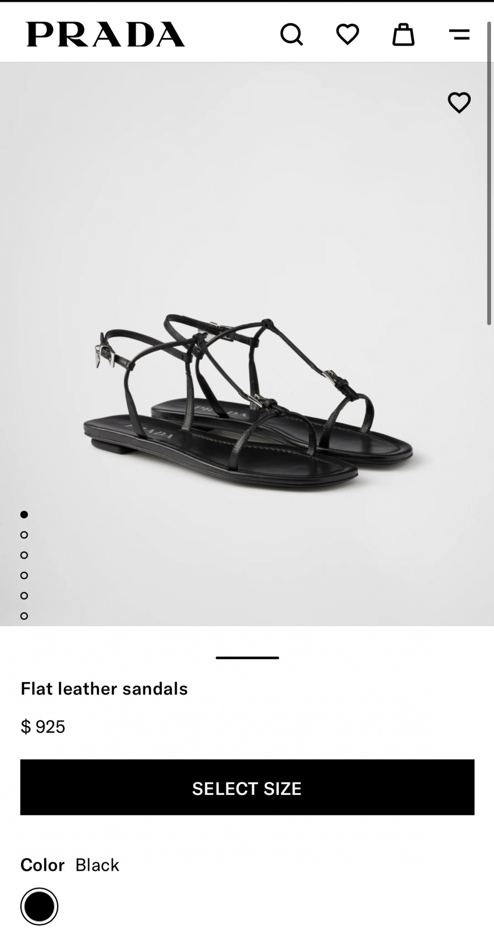Prada сандалии/босоножки 38