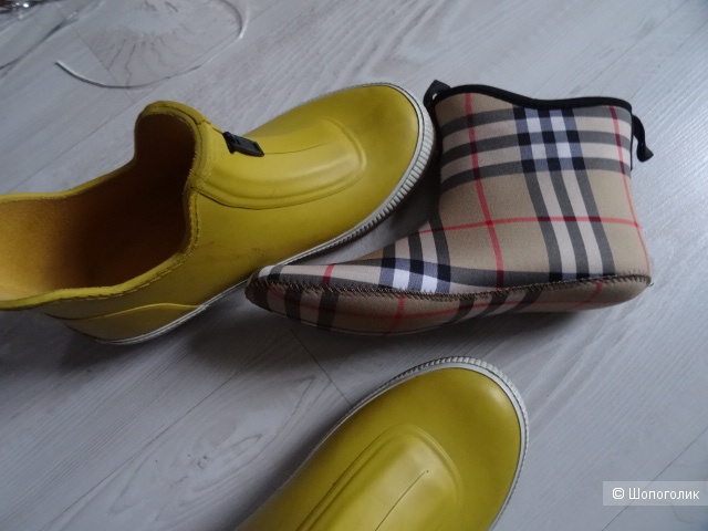 Резиновые сапоги Burberry, размер 35-36