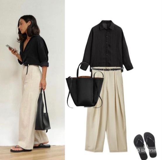 Новый льняной костюм H&M/L