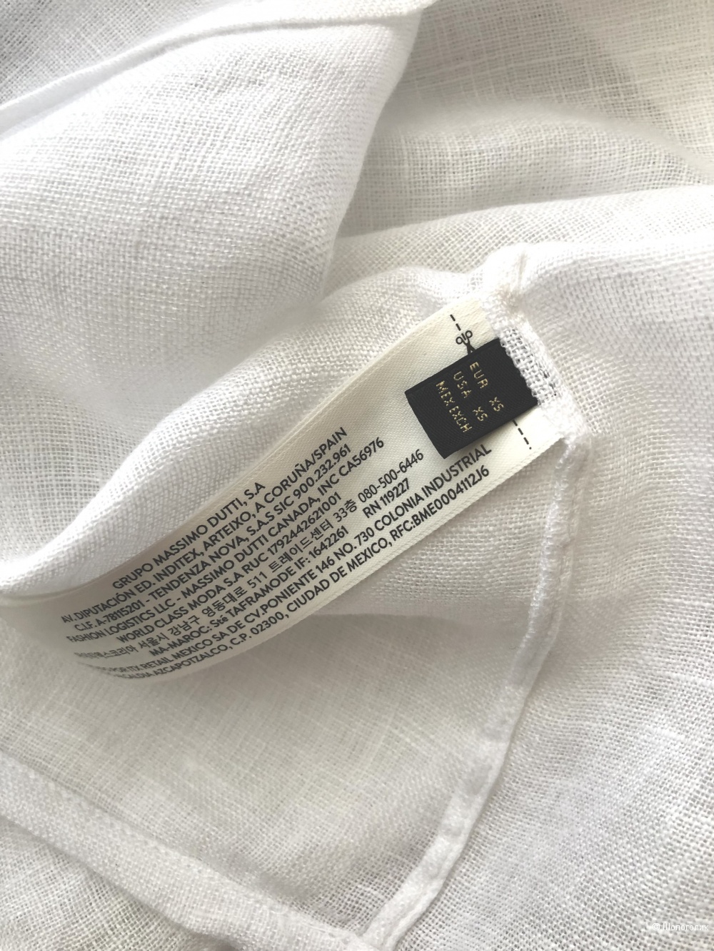 Рубашка лен Massimo Dutti ,44 размер.