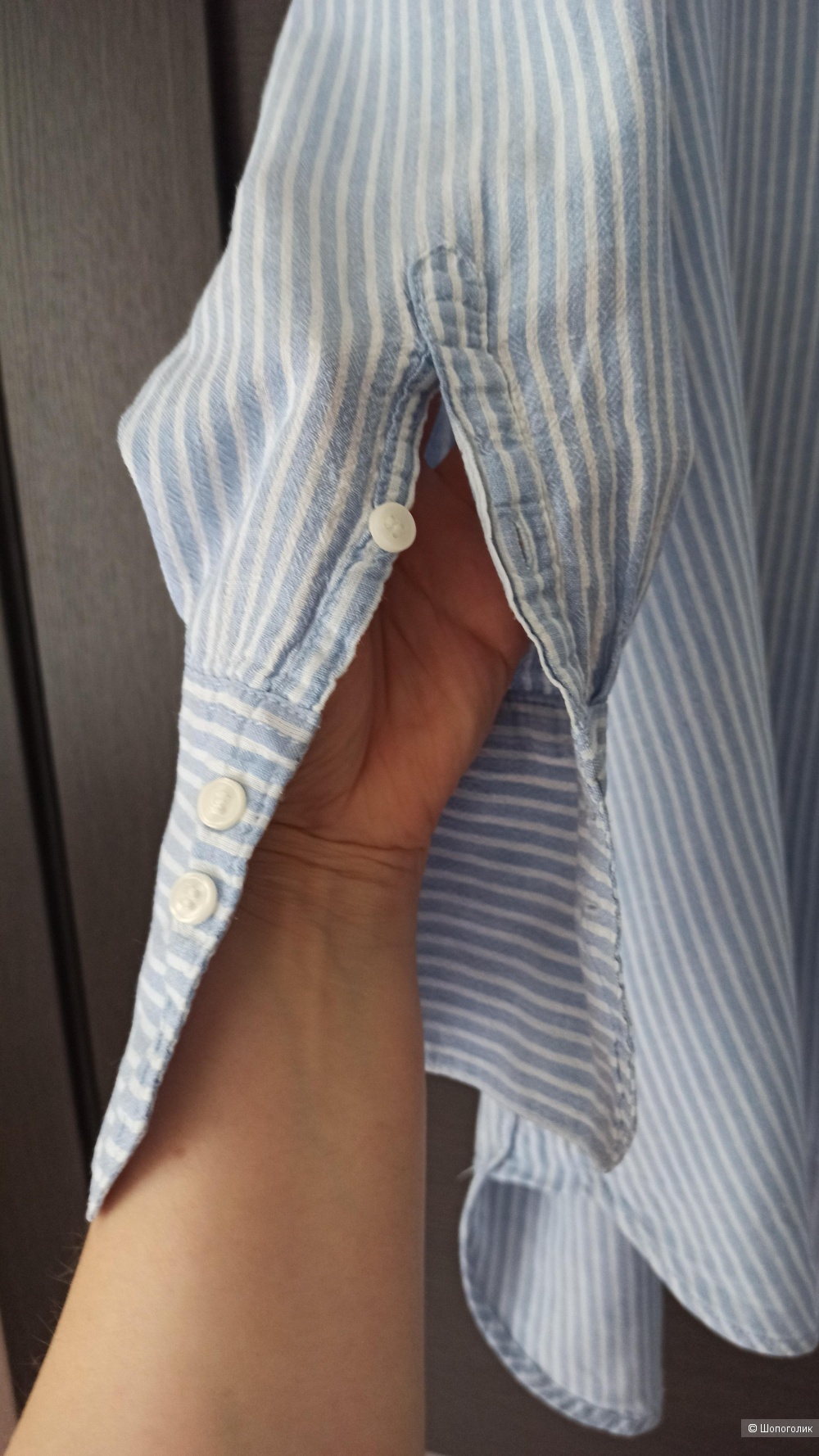 Рубашка H&M Linen blend, размер XL