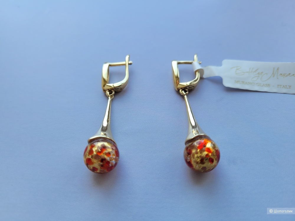 Серьги Bottega Murano размер one size
