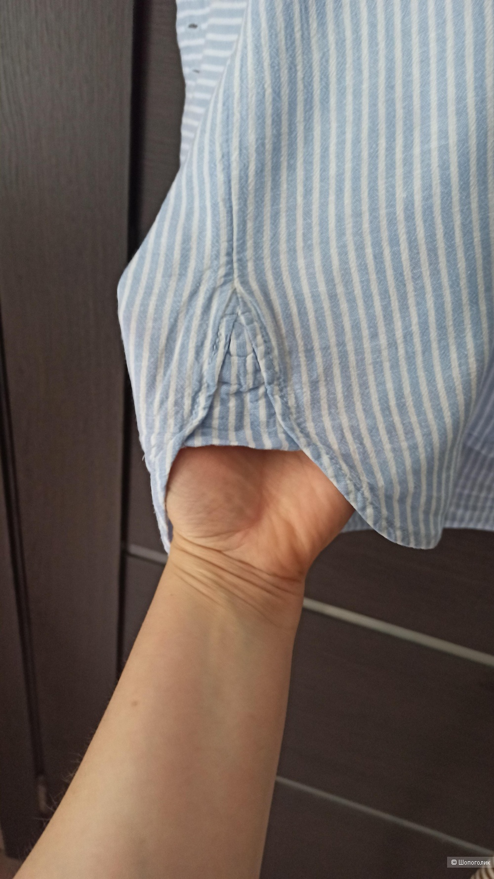 Рубашка H&M Linen blend, размер XL
