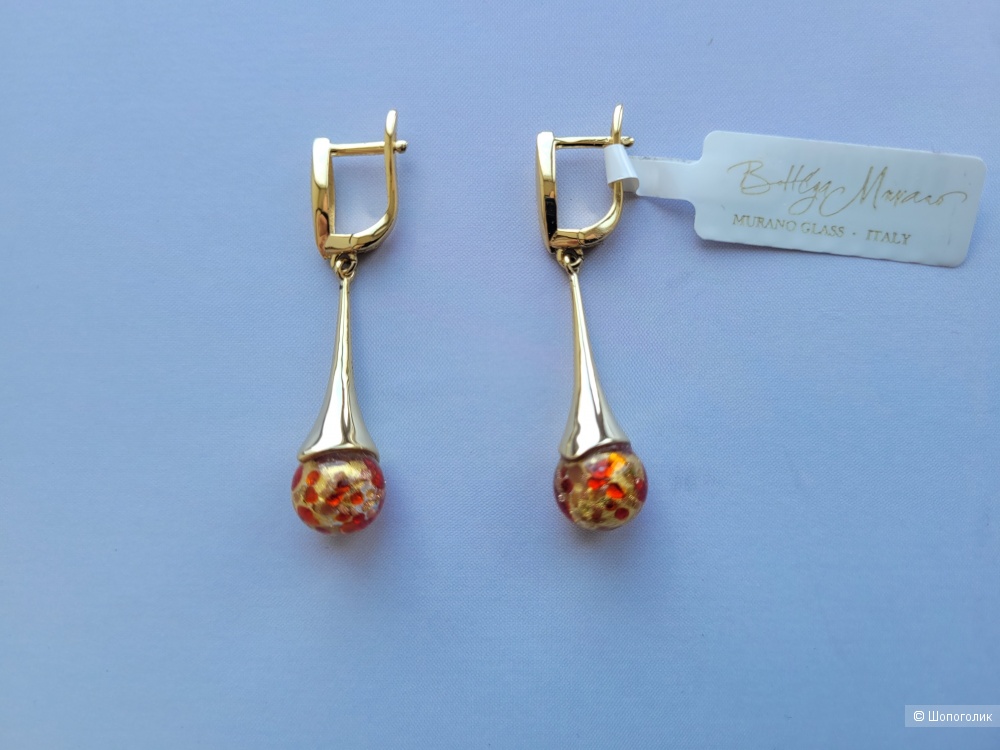 Серьги Bottega Murano размер one size