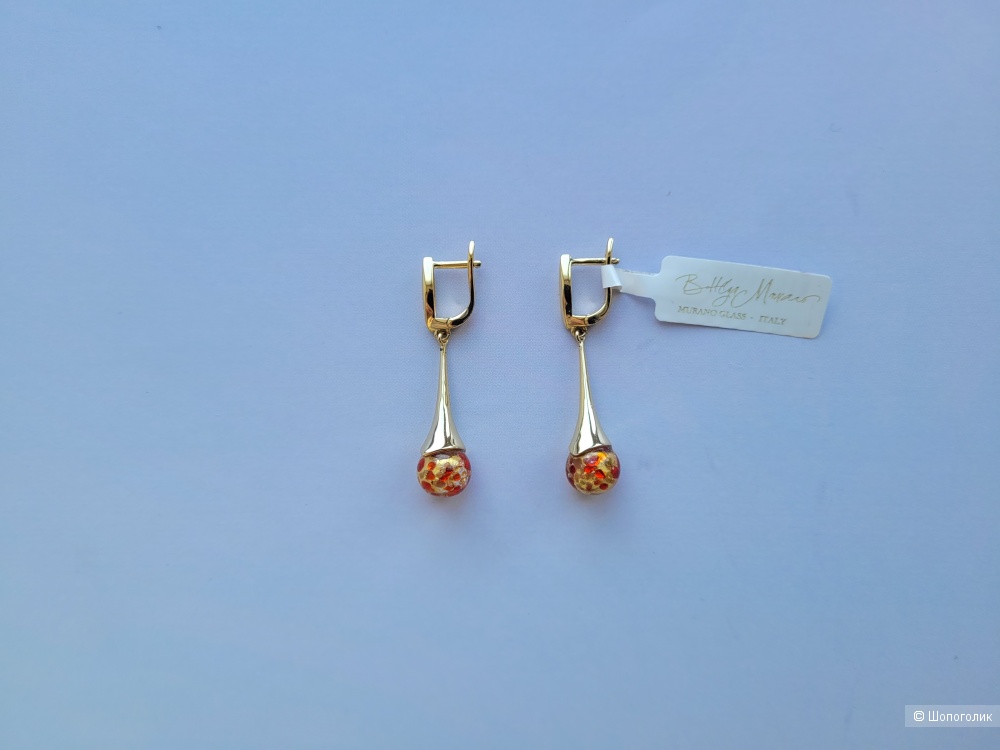 Серьги Bottega Murano размер one size