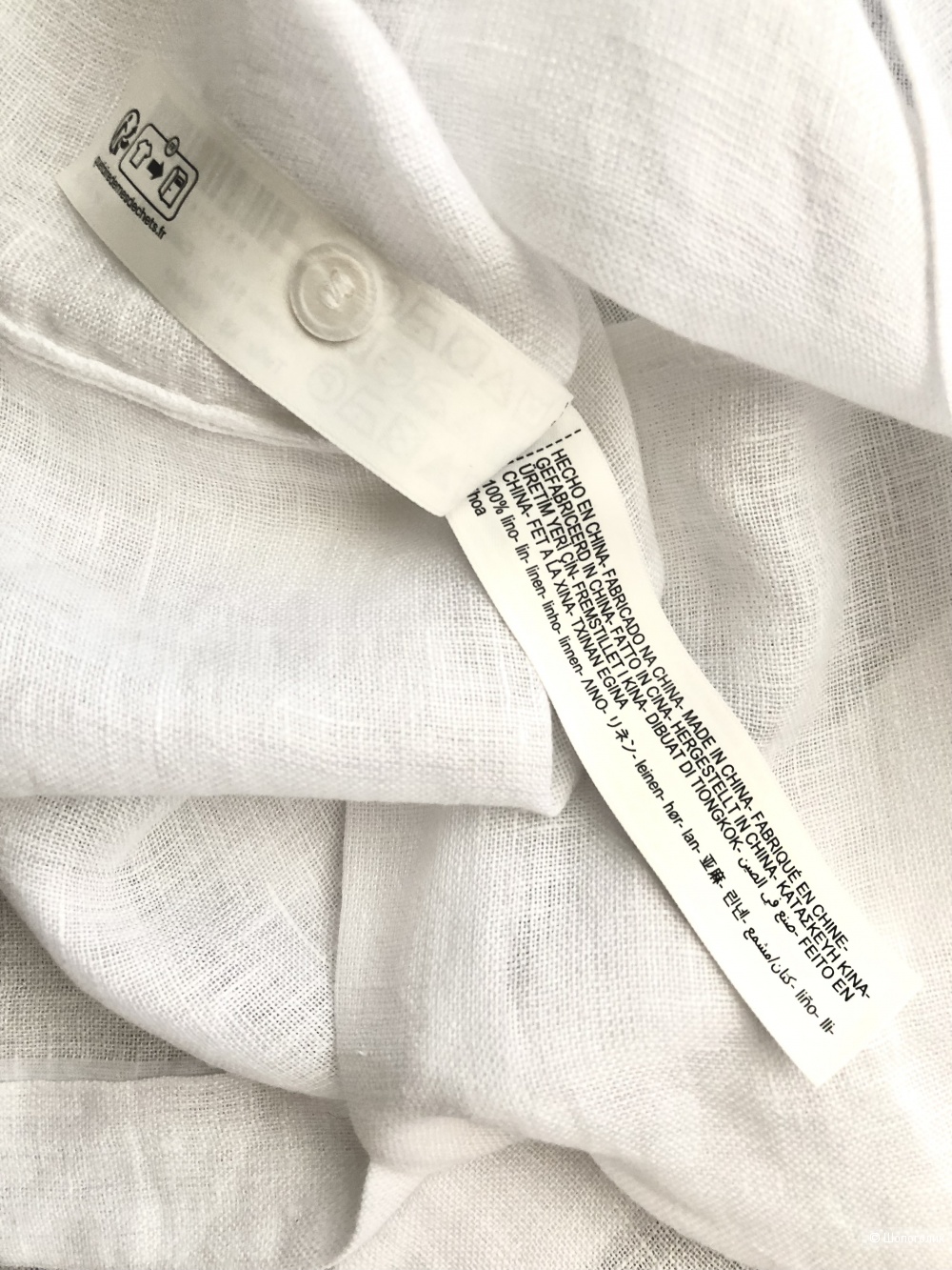 Рубашка лен Massimo Dutti ,44 размер.