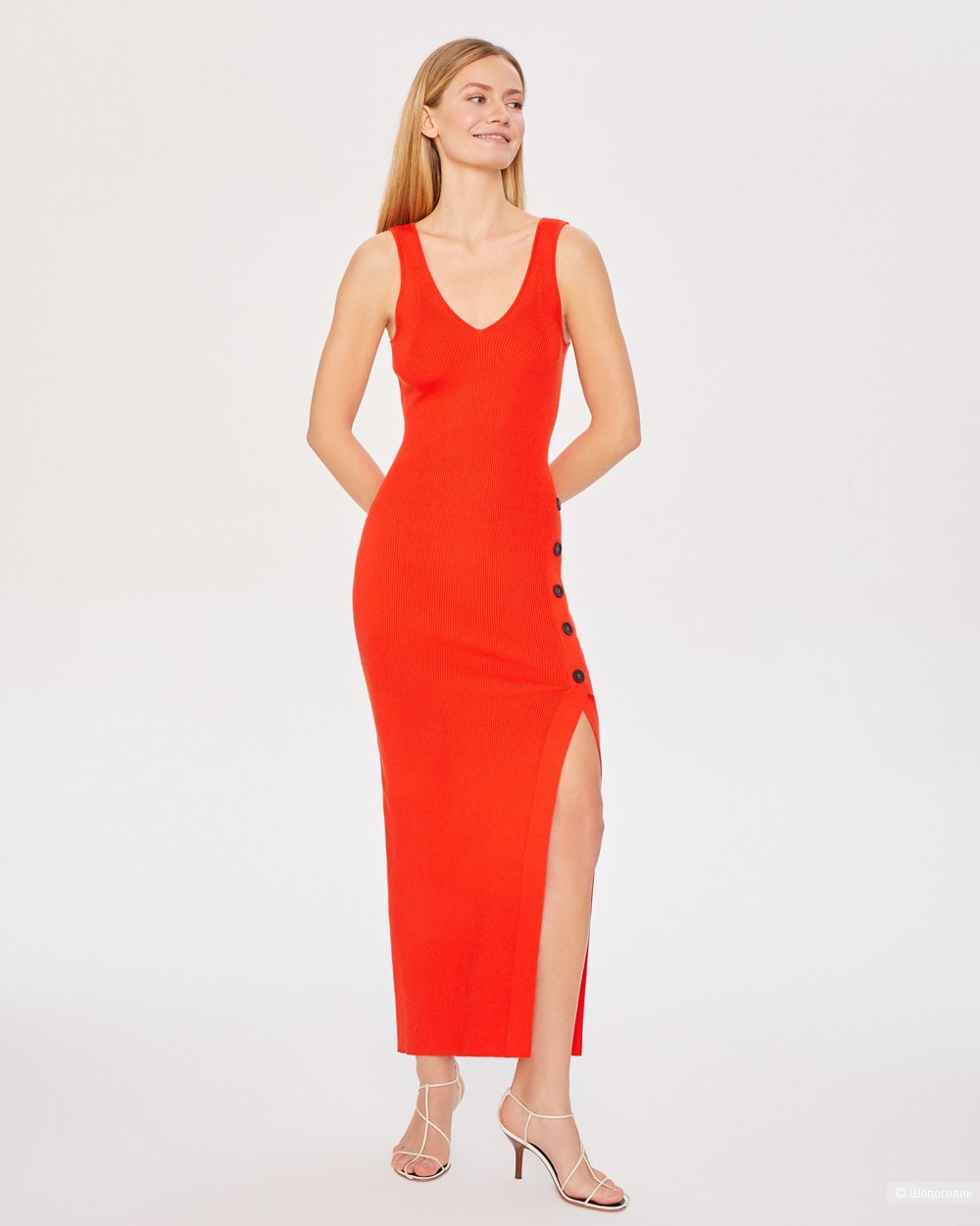 Яркое платье из вискозы To be blossom, XL