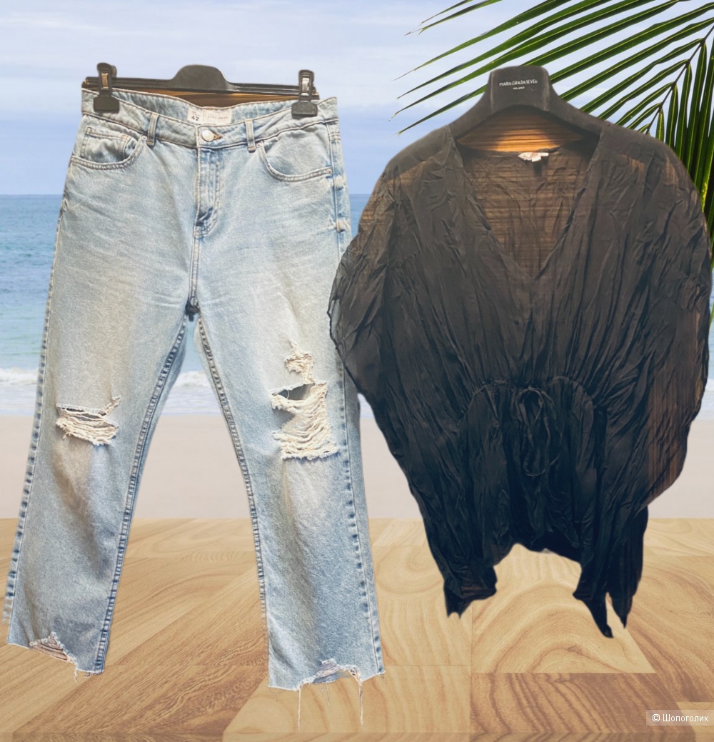 Джинсы Easy Wear + туника шифон- -44-46