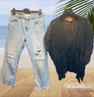 Джинсы Easy Wear + туника шифон- -44-46