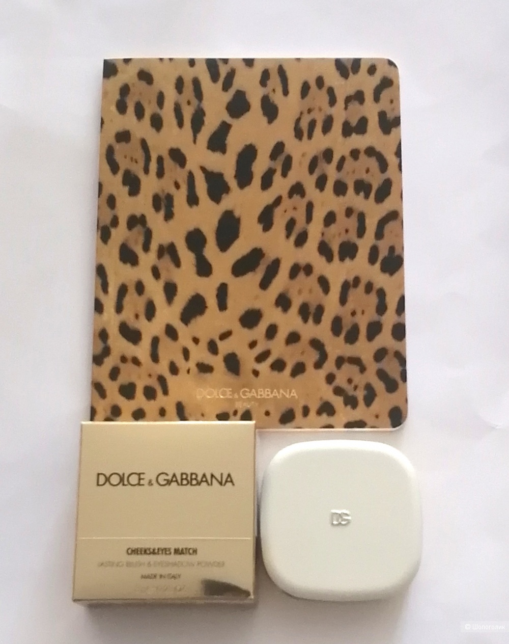 Набор Dolce&Gabbana: тени-румяна +блокнот, onesize