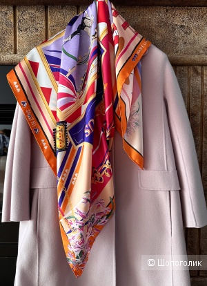 Шелковый платок Marella by Max Mara 90x90см.