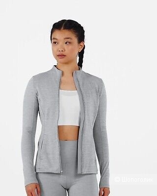 Толстовка на замке серая Nike Yoga Luxe Dri-FIT, S